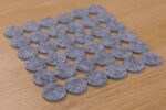 36 Round Protective Felt Pads - 26mm - 1 Set (36 Felt Pads) / FREE 2nd Class Royal Mail (3-7 Days)