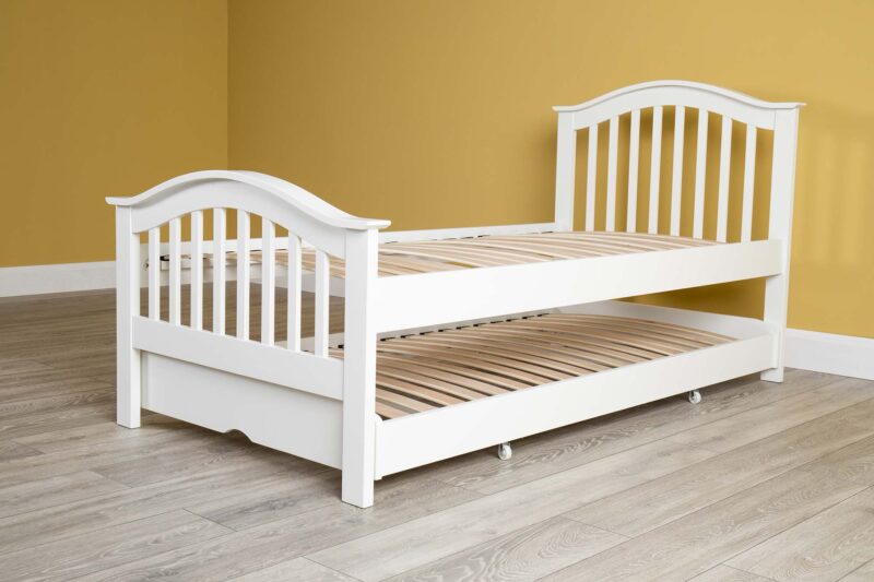 Marieno Soft White Solid Wood Guest Bed – 3ft Single, Main Bed Only, B Grade - Image 8