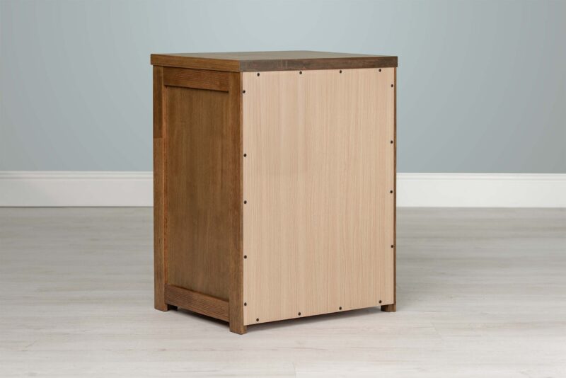 Marieno Medium Oak 2+1 Drawer Bedside Table – Handle-Free B Grade - Image 4