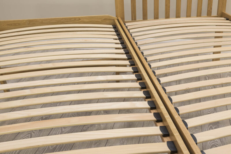 Marieno Solid Oak Guest Bed – 3ft Single Low Foot End, B Grade - Image 9