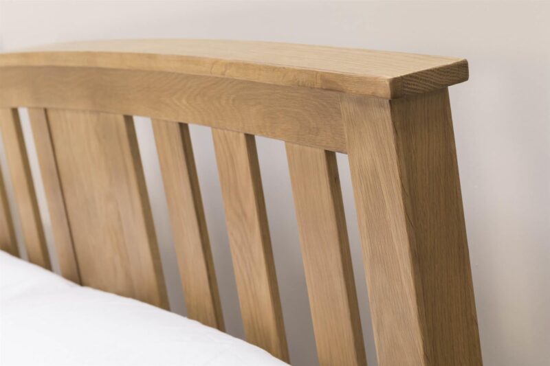 Royal Ascot Solid Natural Oak Storage Bed Frame - 6ft Super King - B GRADE - Image 13