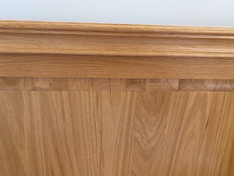 Westcott Solid Natural Oak Storage Bed Frame - 5ft King Size - B GRADE - Image 16