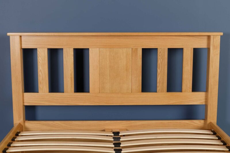 Marieno Solid Oak Storage Bed – 4ft6 Double, B Grade - Image 10